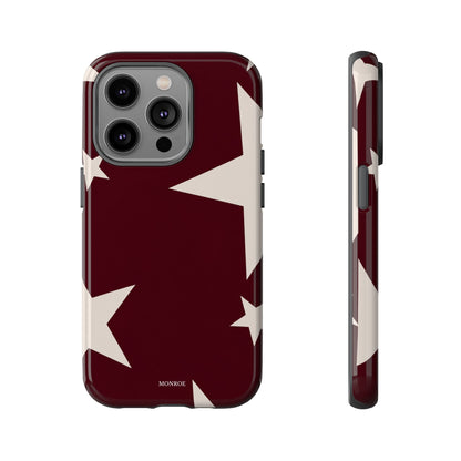 Burgundy Stars Tough Case
