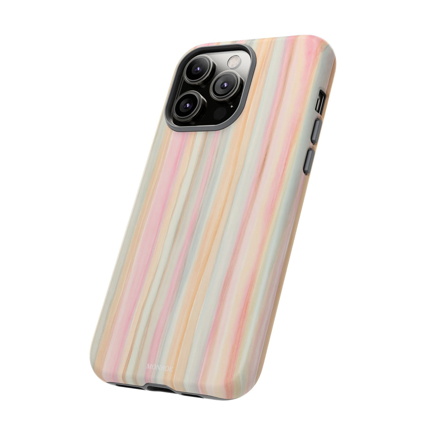 Pastel Watercolor Stripe Tough Case