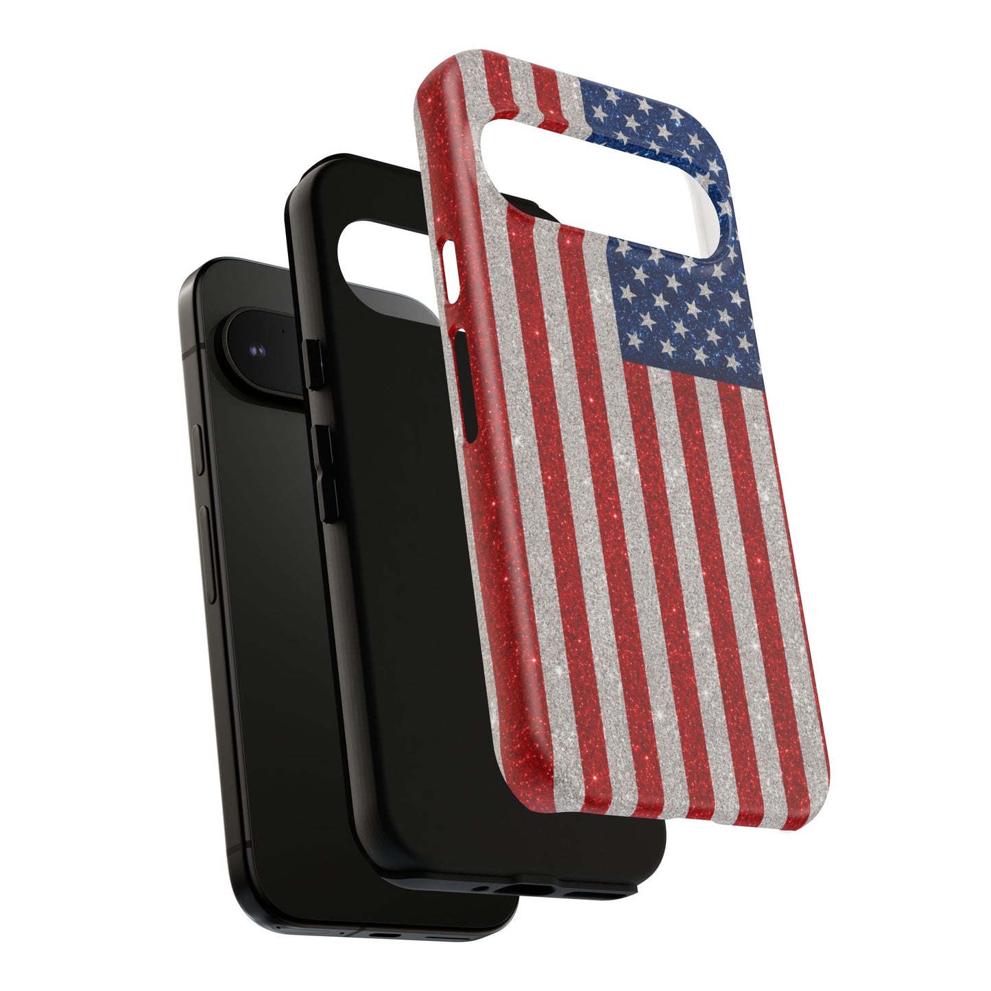 America Glitter Tough Case