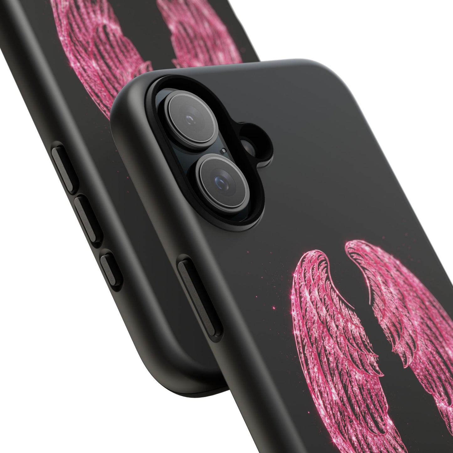 Pink Glitter Angel Tough Case
