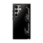 "Forever Blessed" Black Phone Cover