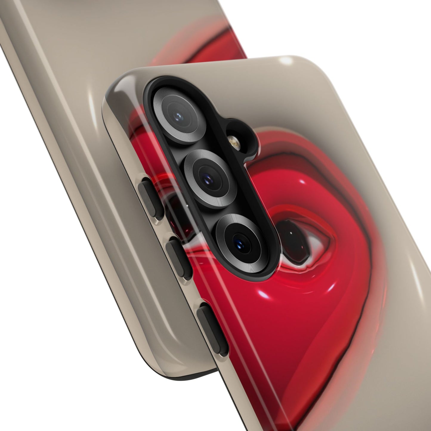Red Heart Eyes Tough Case