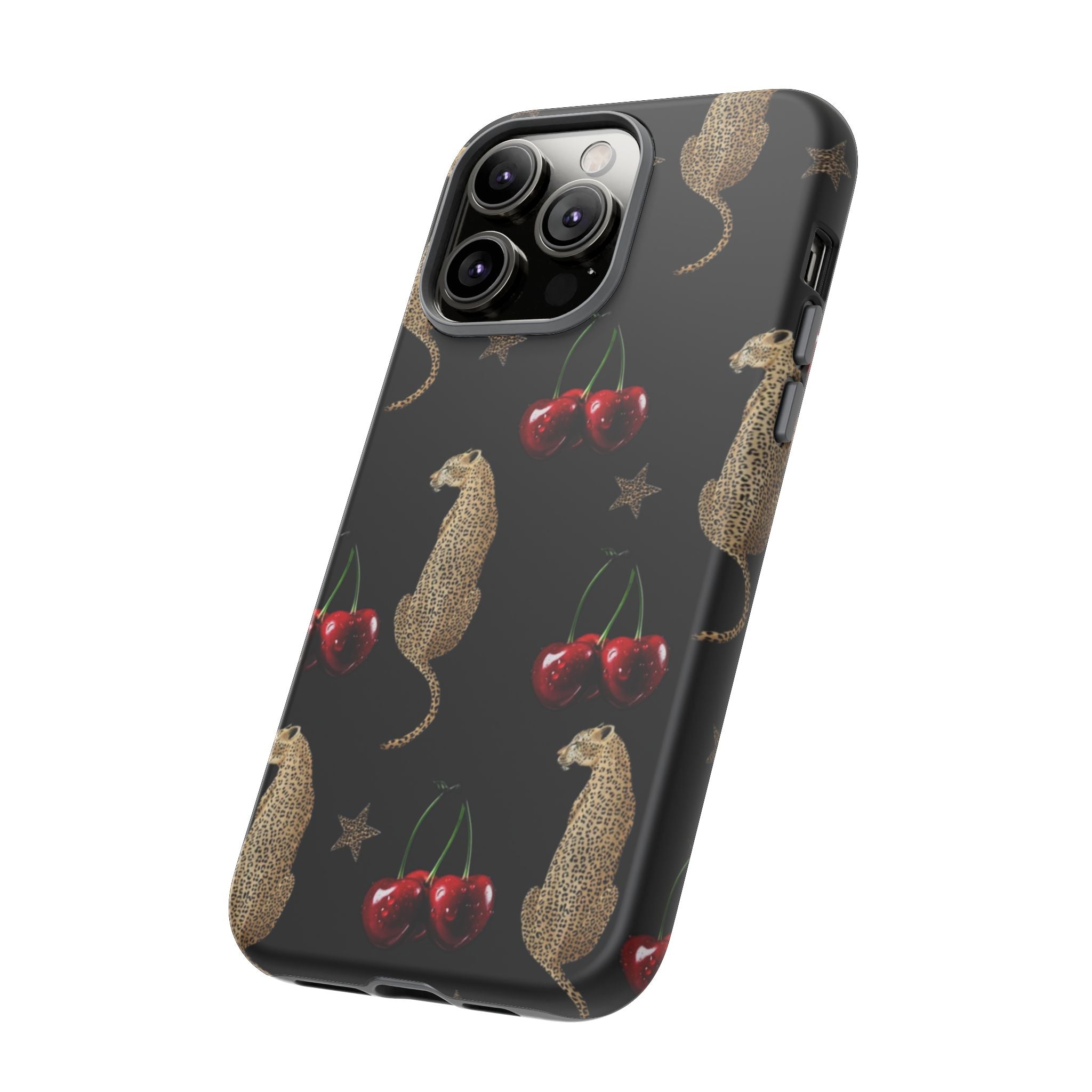 Leopards & Cherries Phone Case