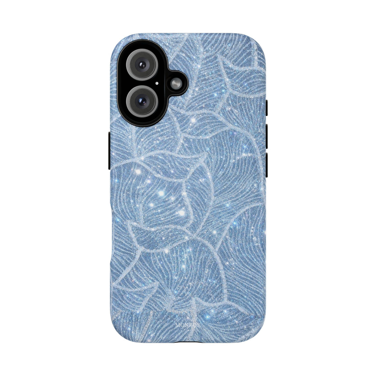 Glacier Blue Floral Tough Case