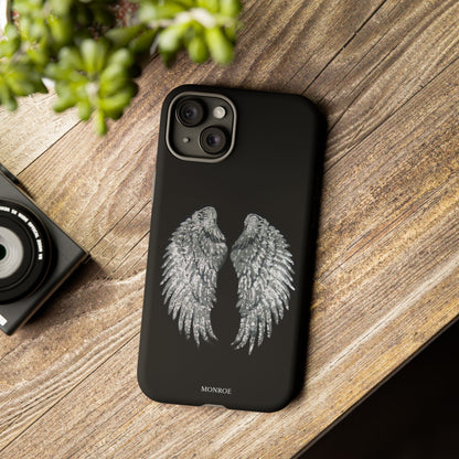 Silver Wings Black Tough Case