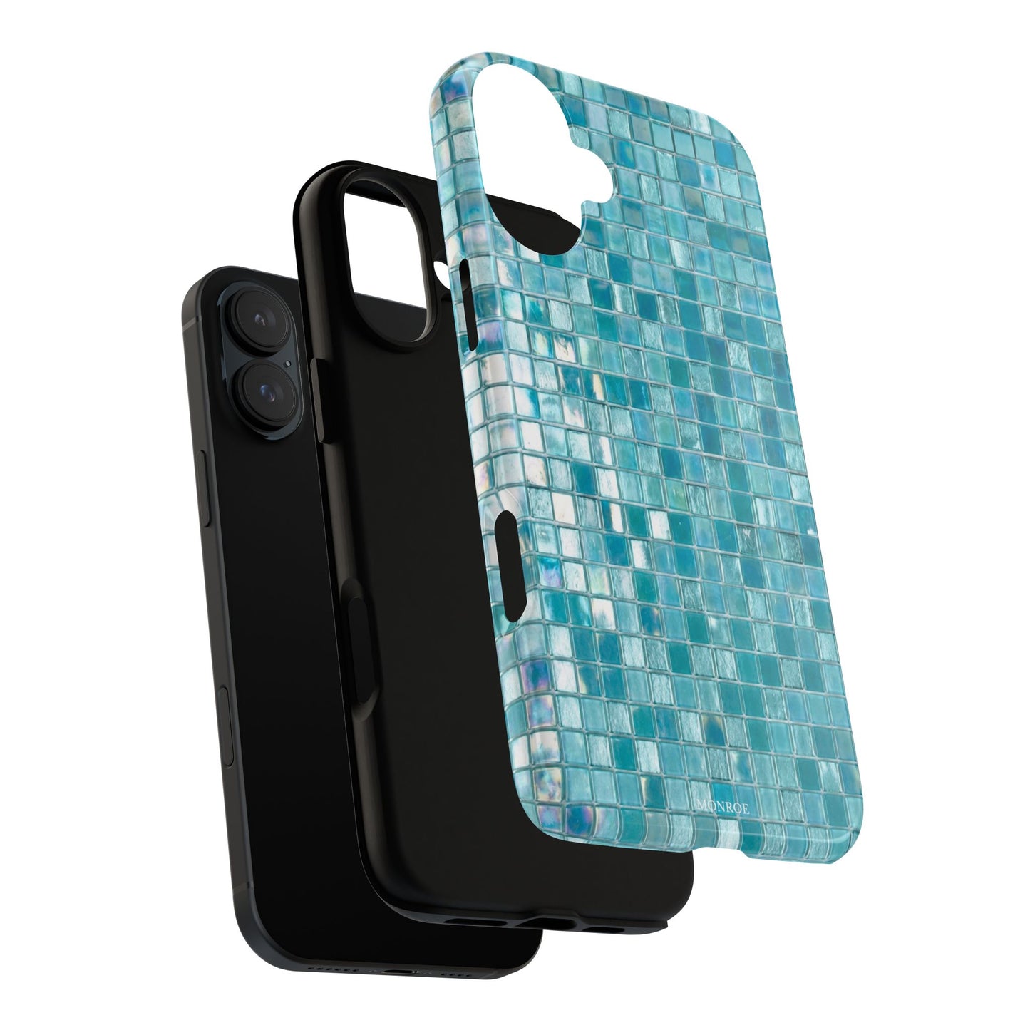 Hot Blue Mosaic Tile Tough Case