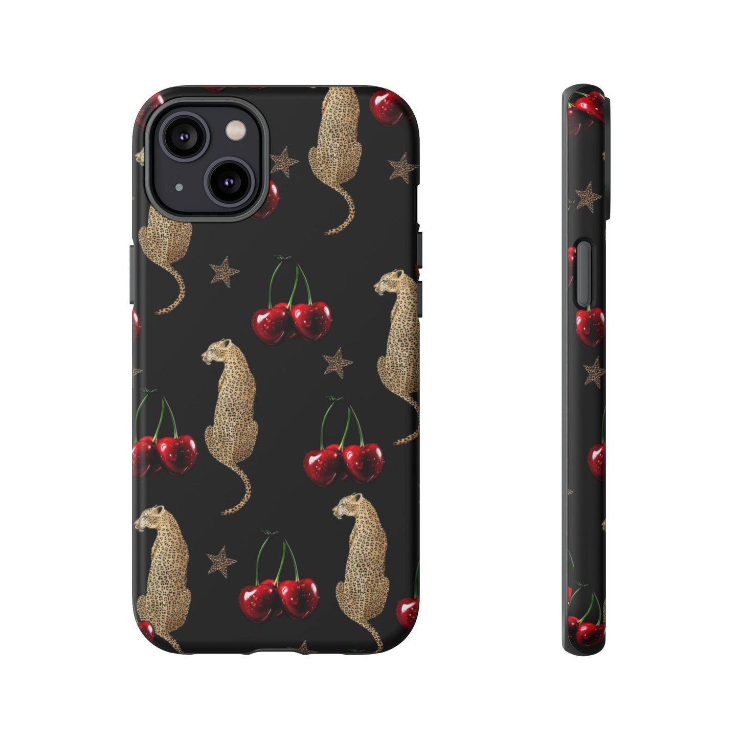 Leopard & Cherry Tough Case