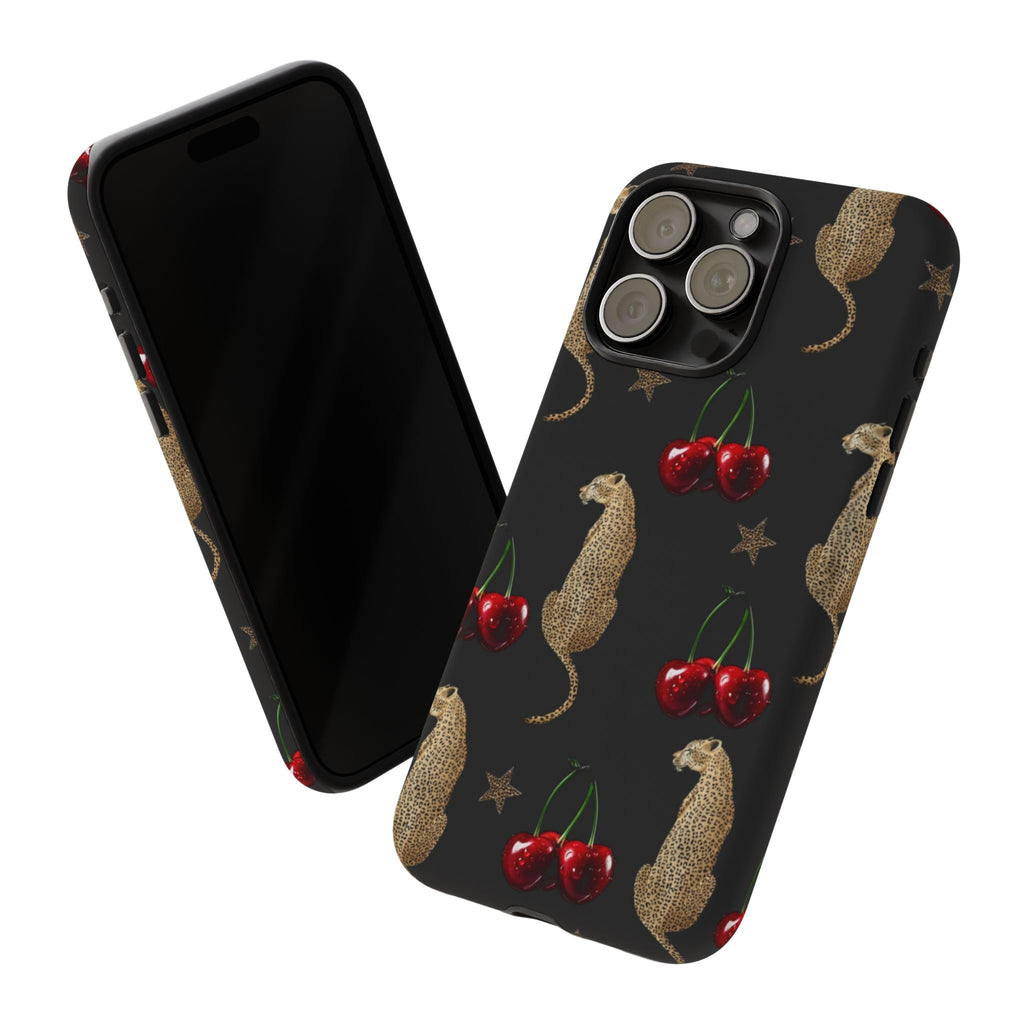 Leopards & Cherries Phone Case