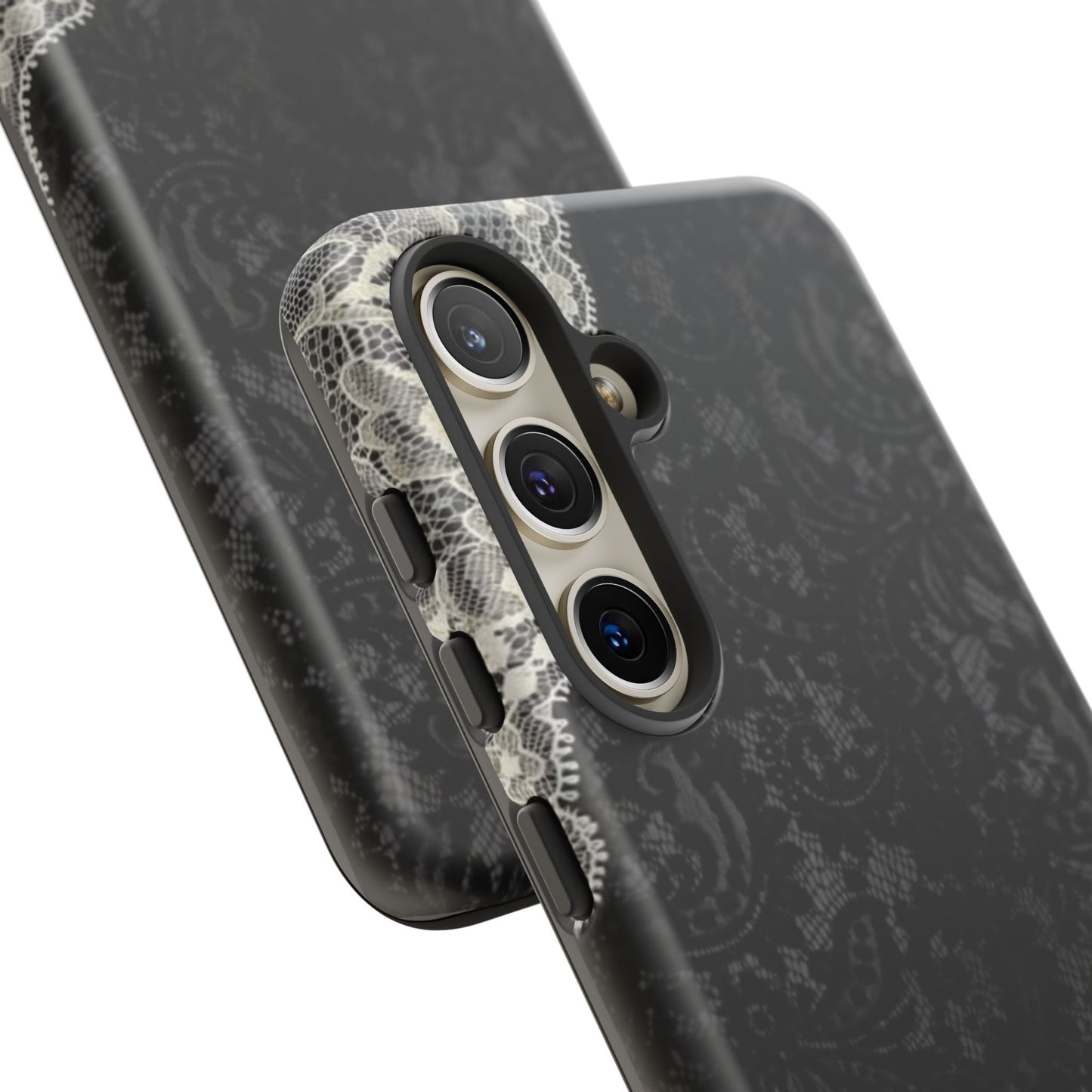 Black & White Edged Tough Case