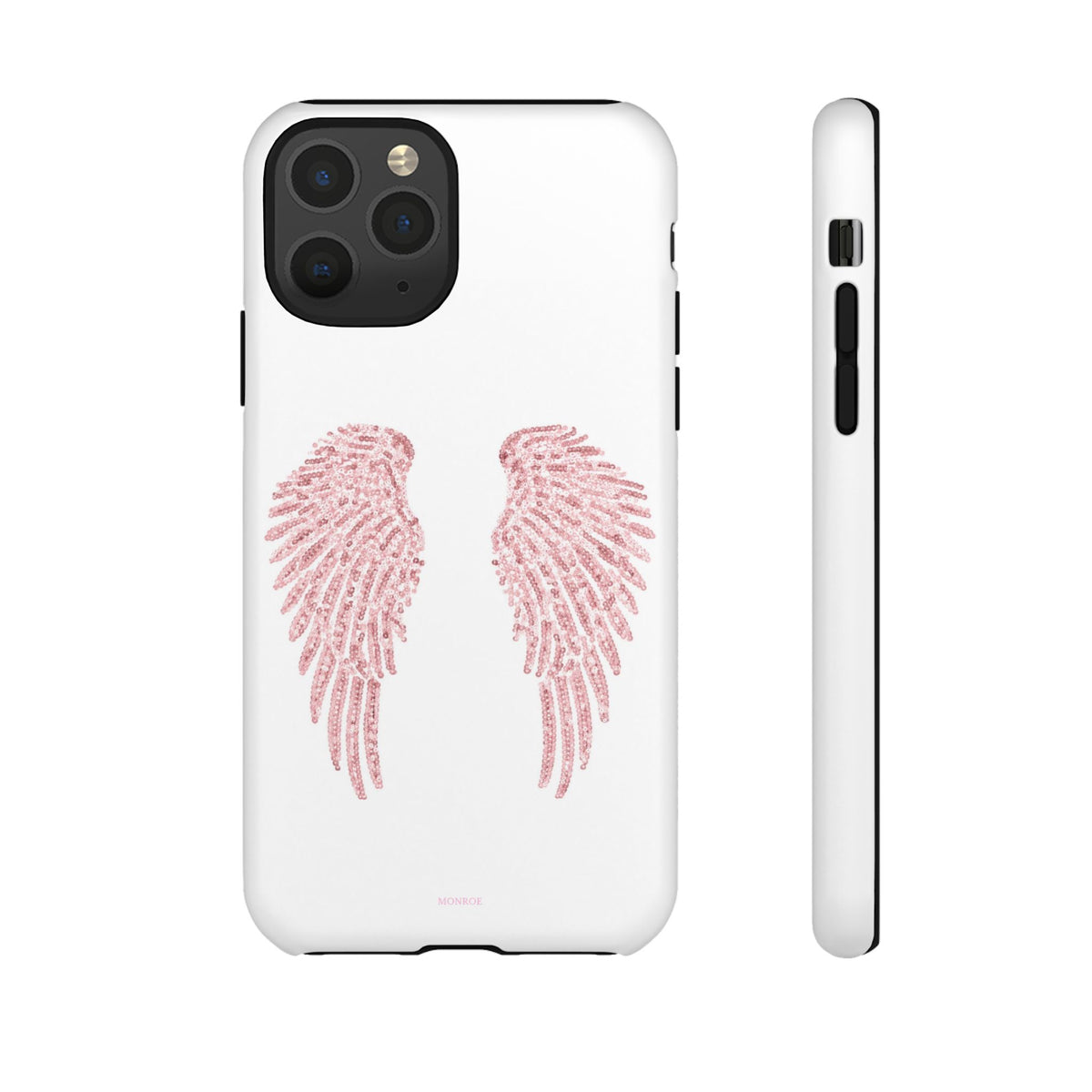 White & Pink Wings Tough Case