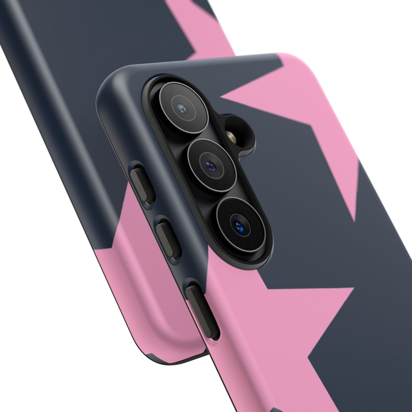 Navy & Pink Star Tough Cover