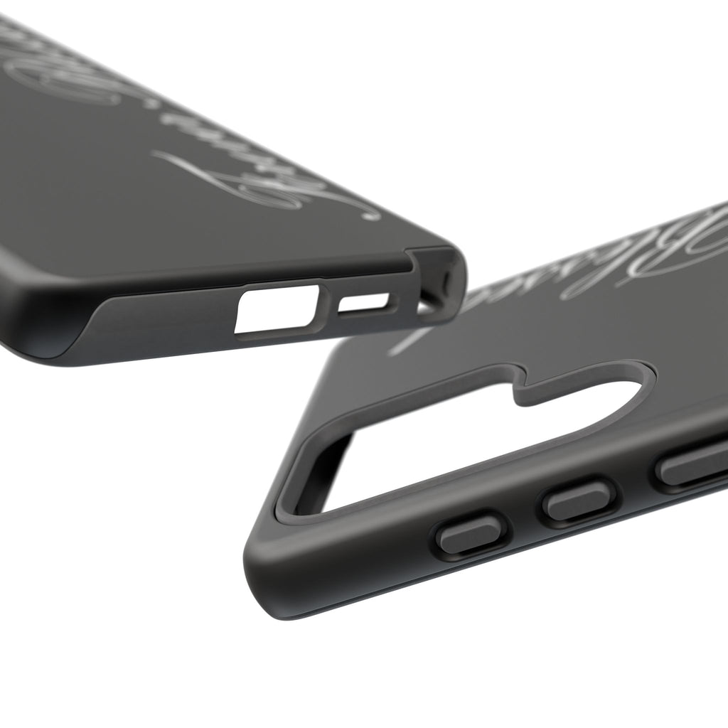 "Forever Blessed" Black Phone Cover