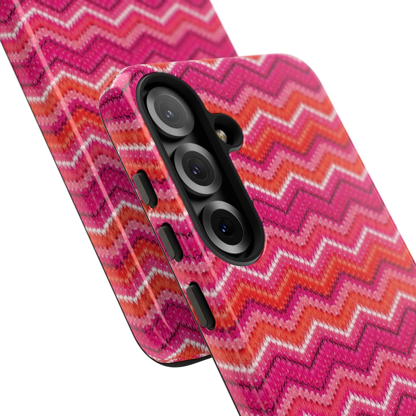 Pink Zigzag Tough Case