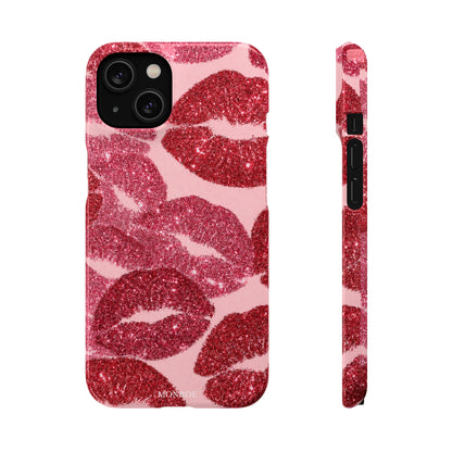 Pink Glitter Kiss Case