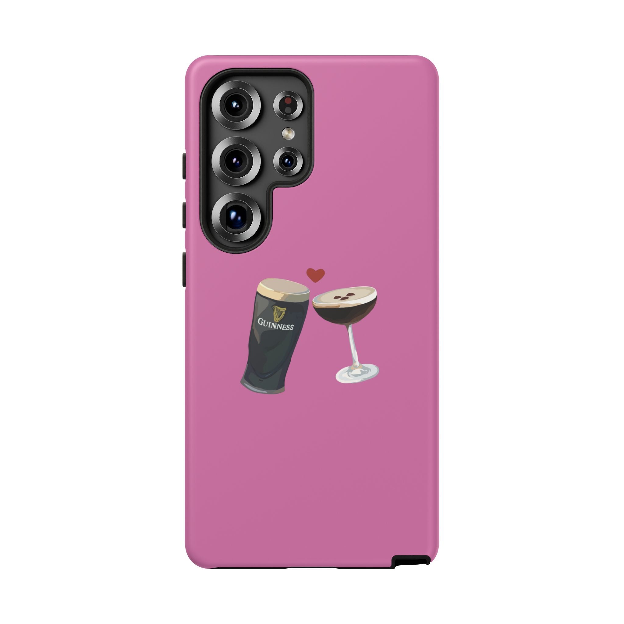 Pint & Wine Glass (Pink) Tough Case