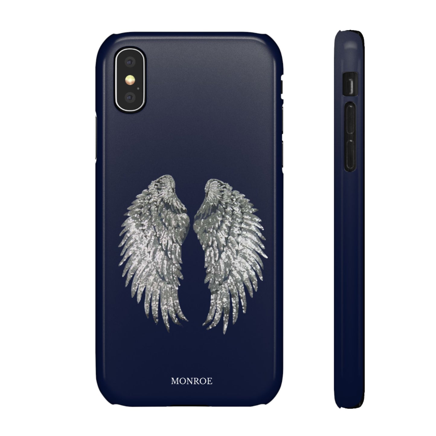 Navy Angel Wings Case