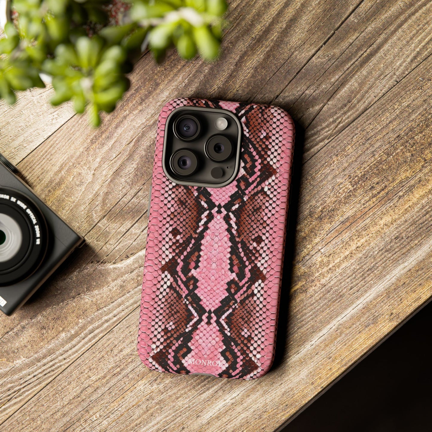Pink Snake Tough Case