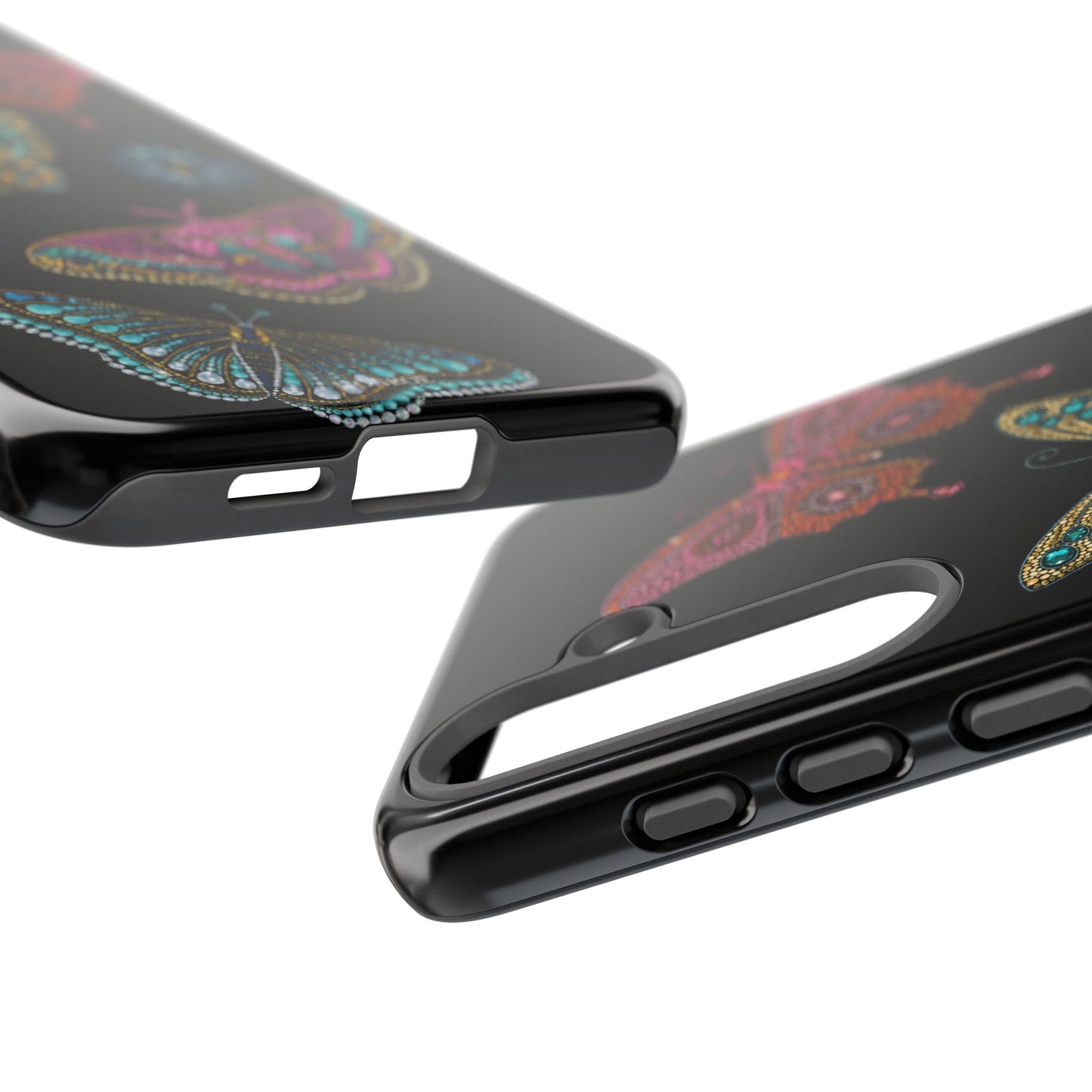 Butterfly Beaded Tough Case