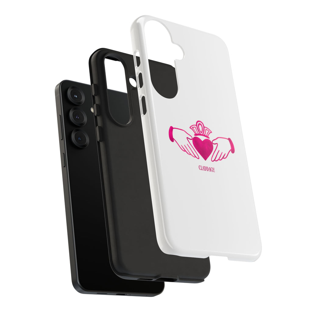Pink Irish Claddagh Symbol Tough Phone Case