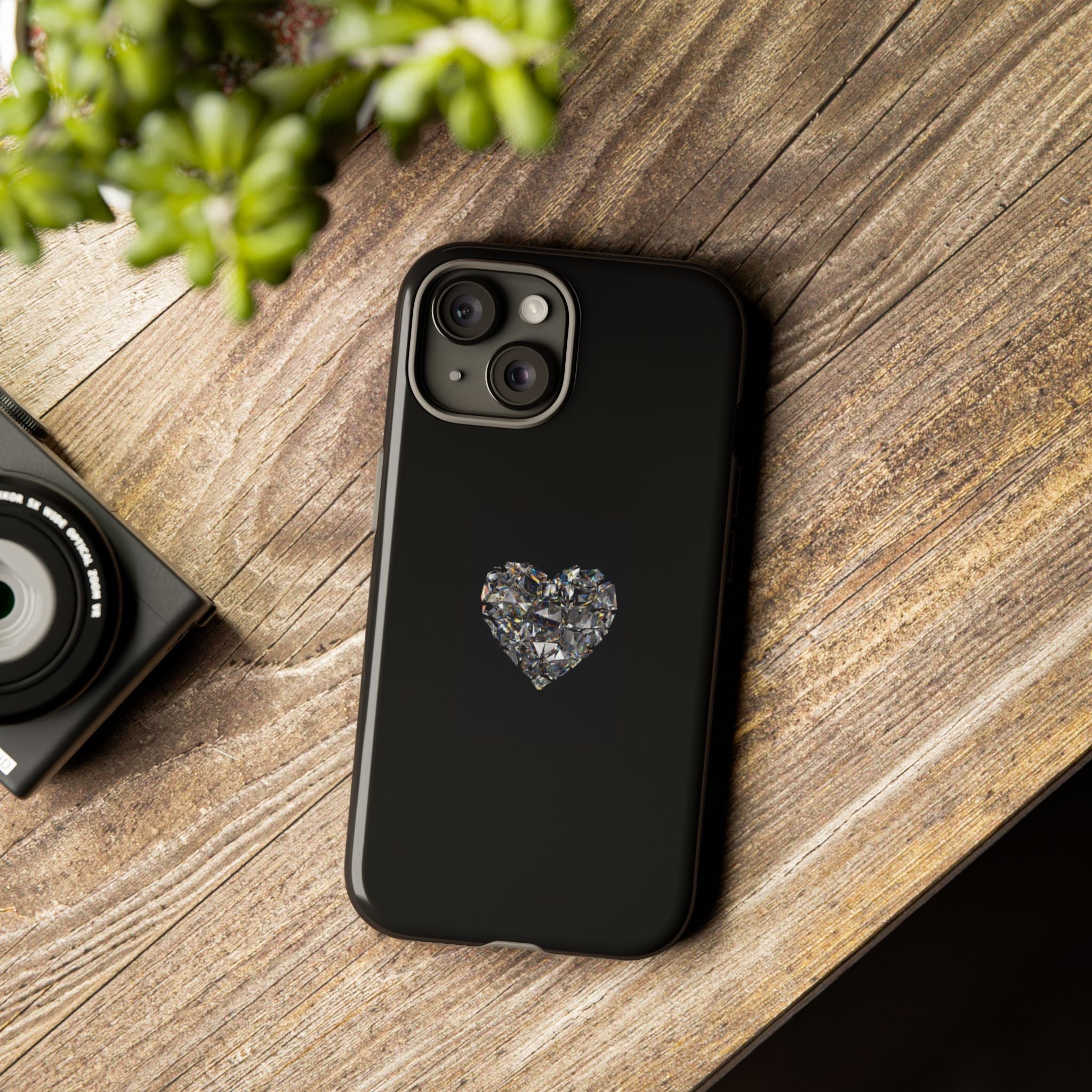 Crystal Heart Phone Case