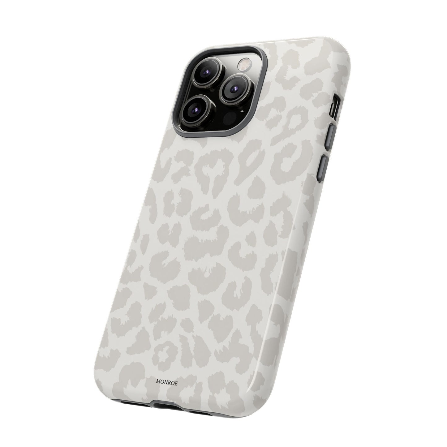 White Leopard Print Tough Case