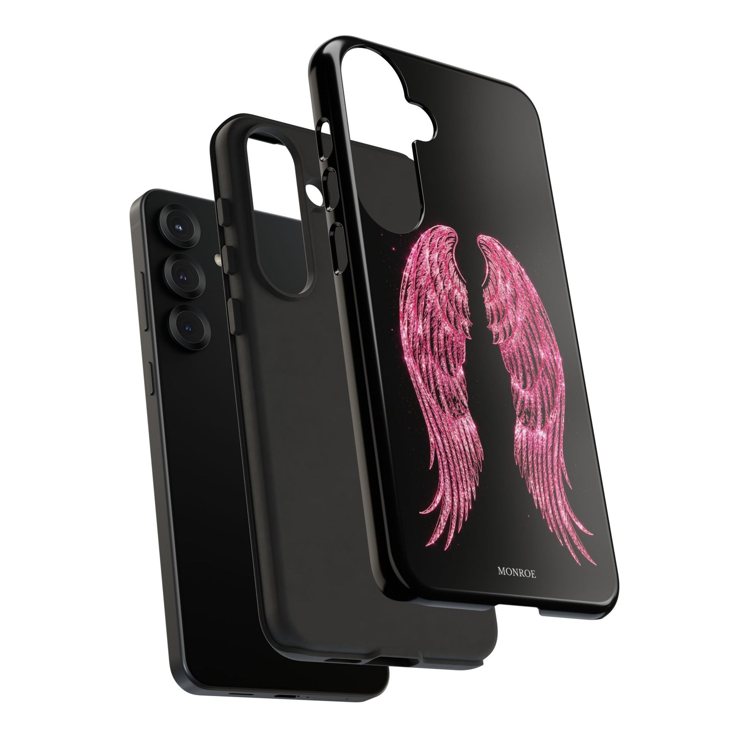 Pink Glitter Angel Tough Case