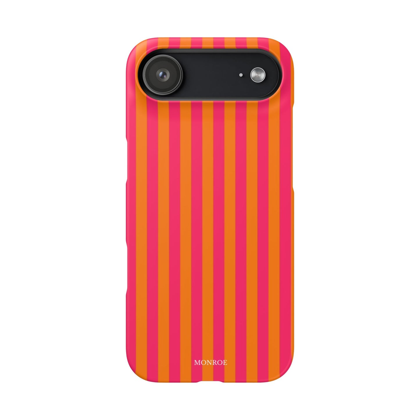 Striped Orange & Pink Case