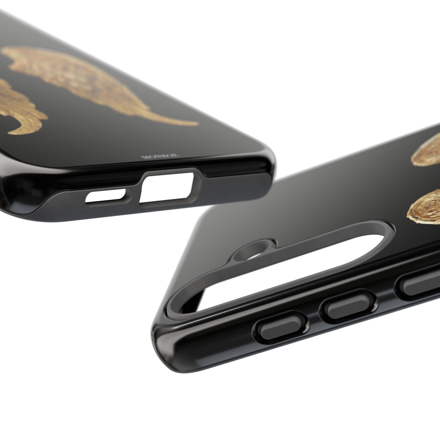 Gold Angel Wings Tough Case