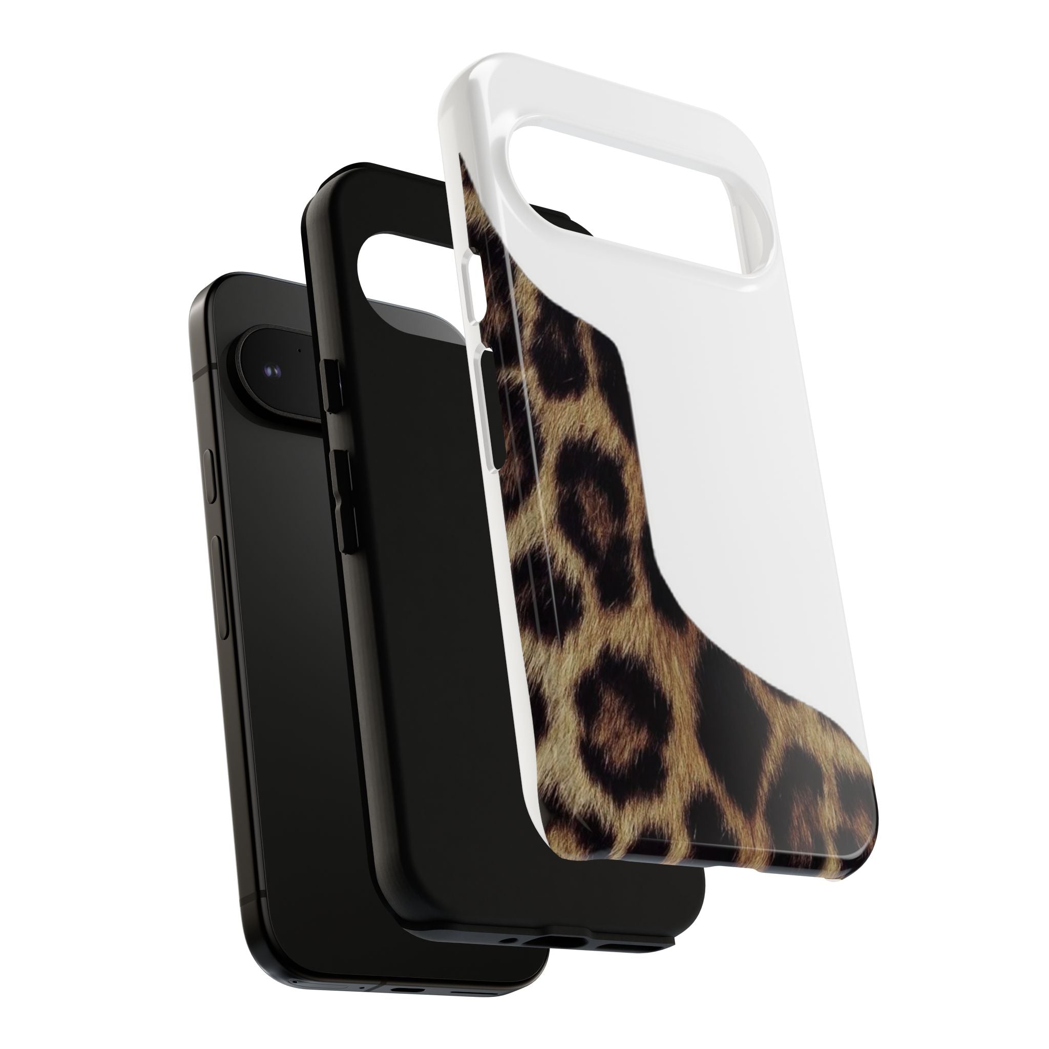 Half Cheetah Print Phone Case