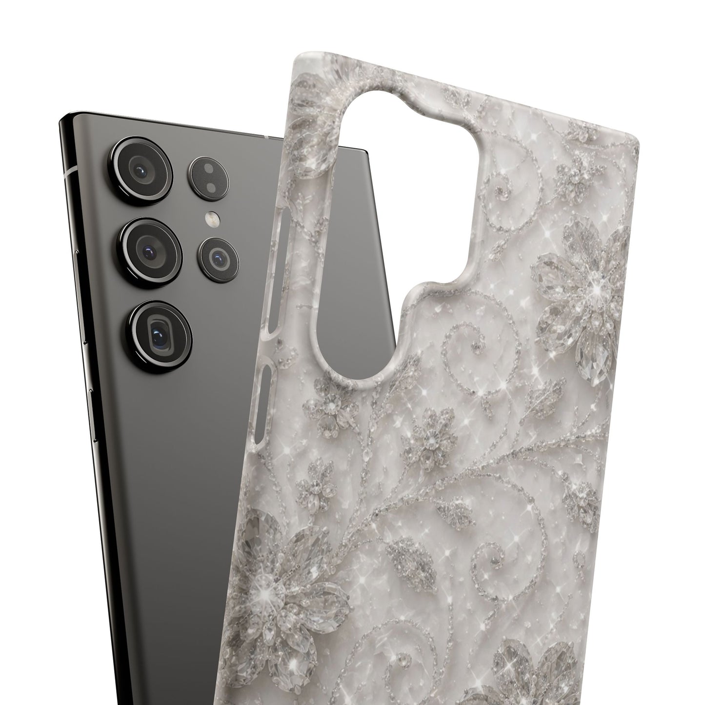 Glittery Floral Case