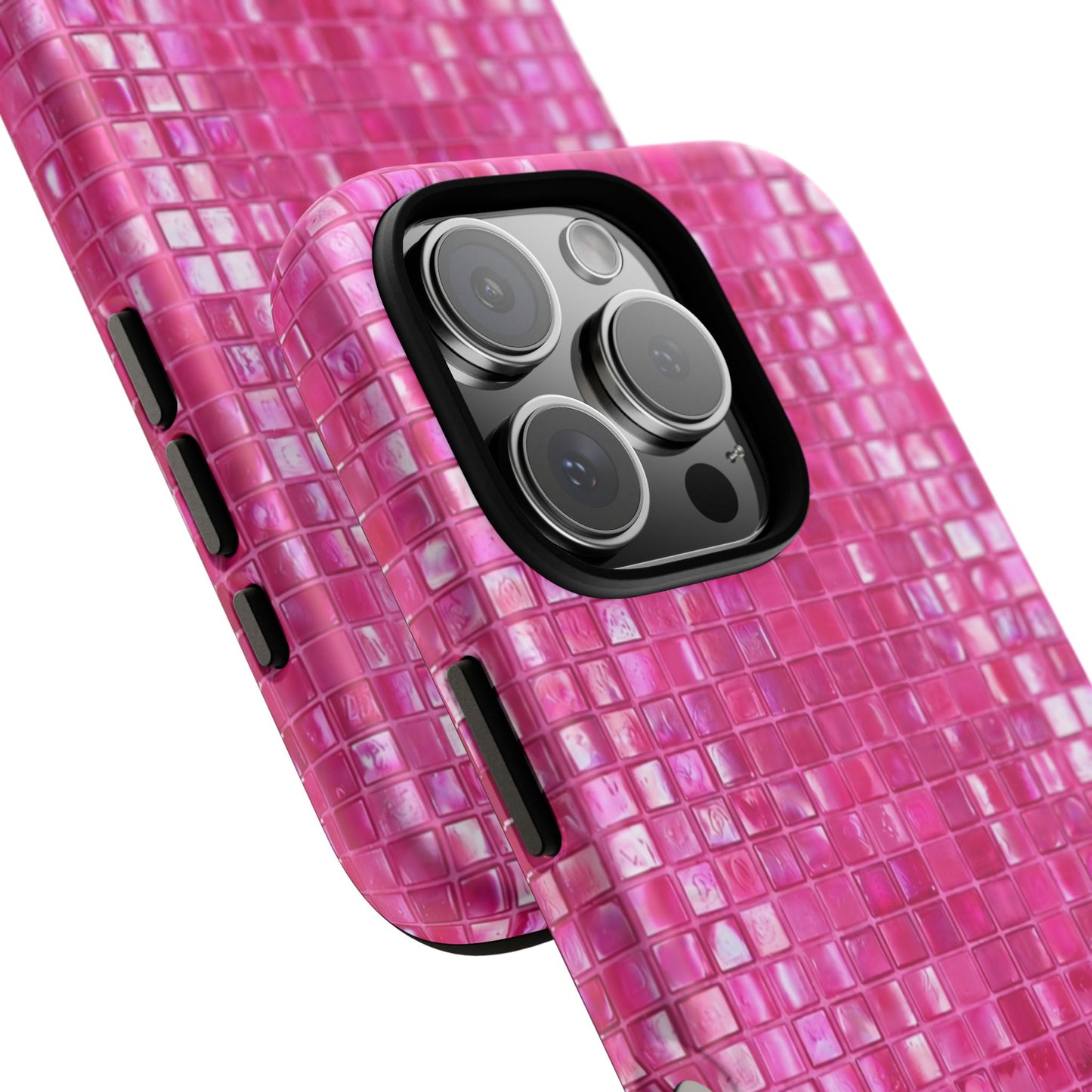 Hot Pink Mosaic Tough Case
