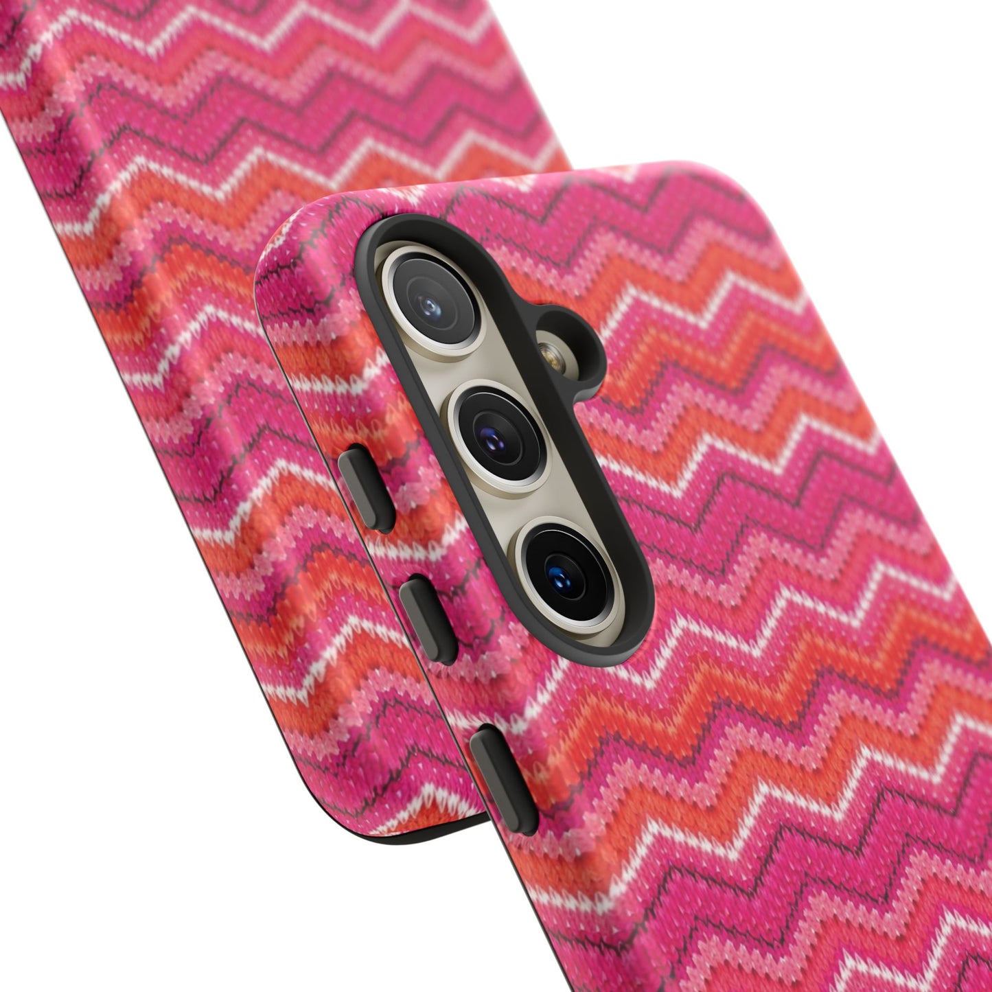 Pink Zigzag Tough Case