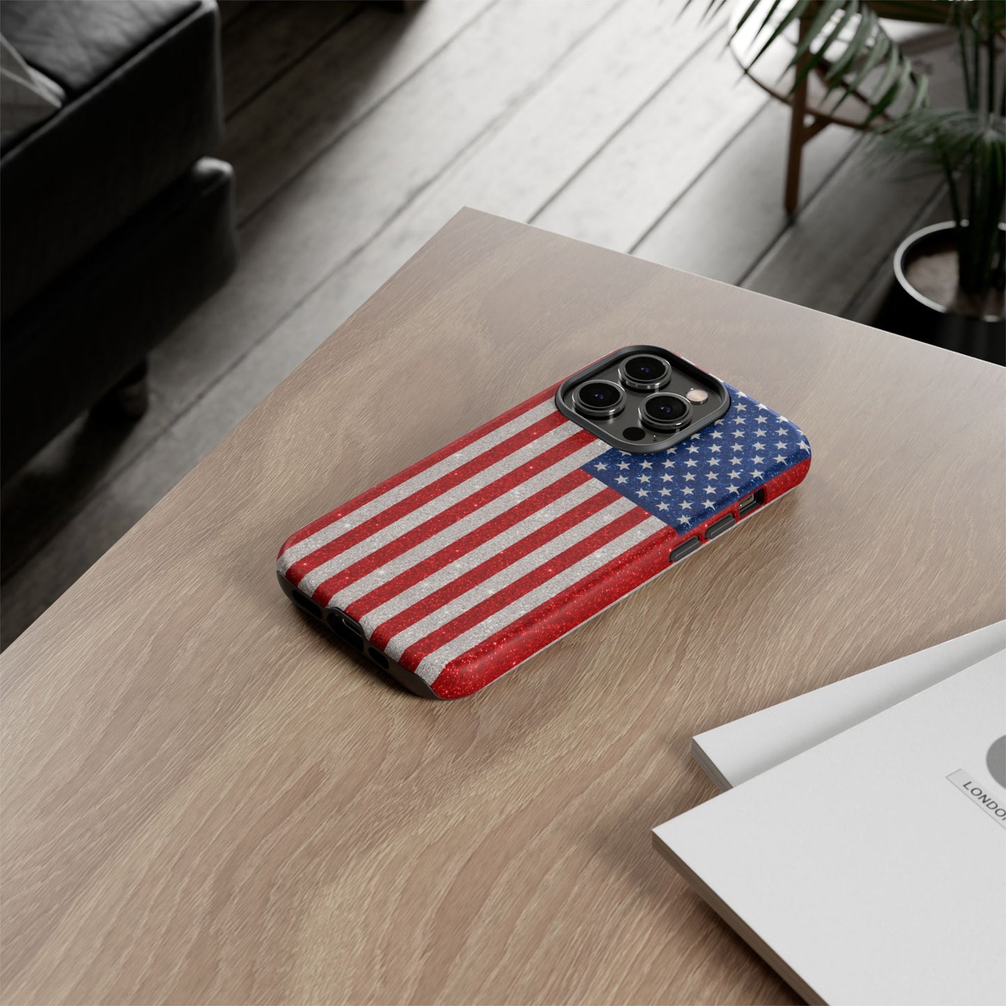 America Glitter Tough Case