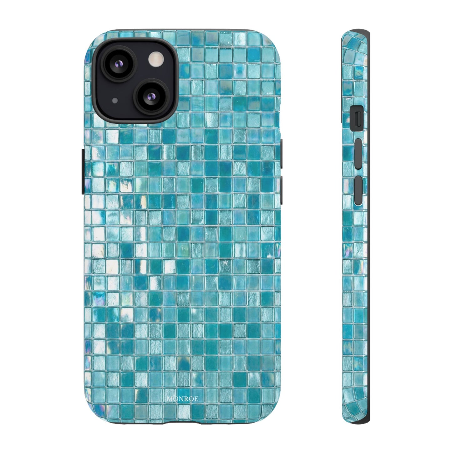 Hot Blue Mosaic Tile Tough Case