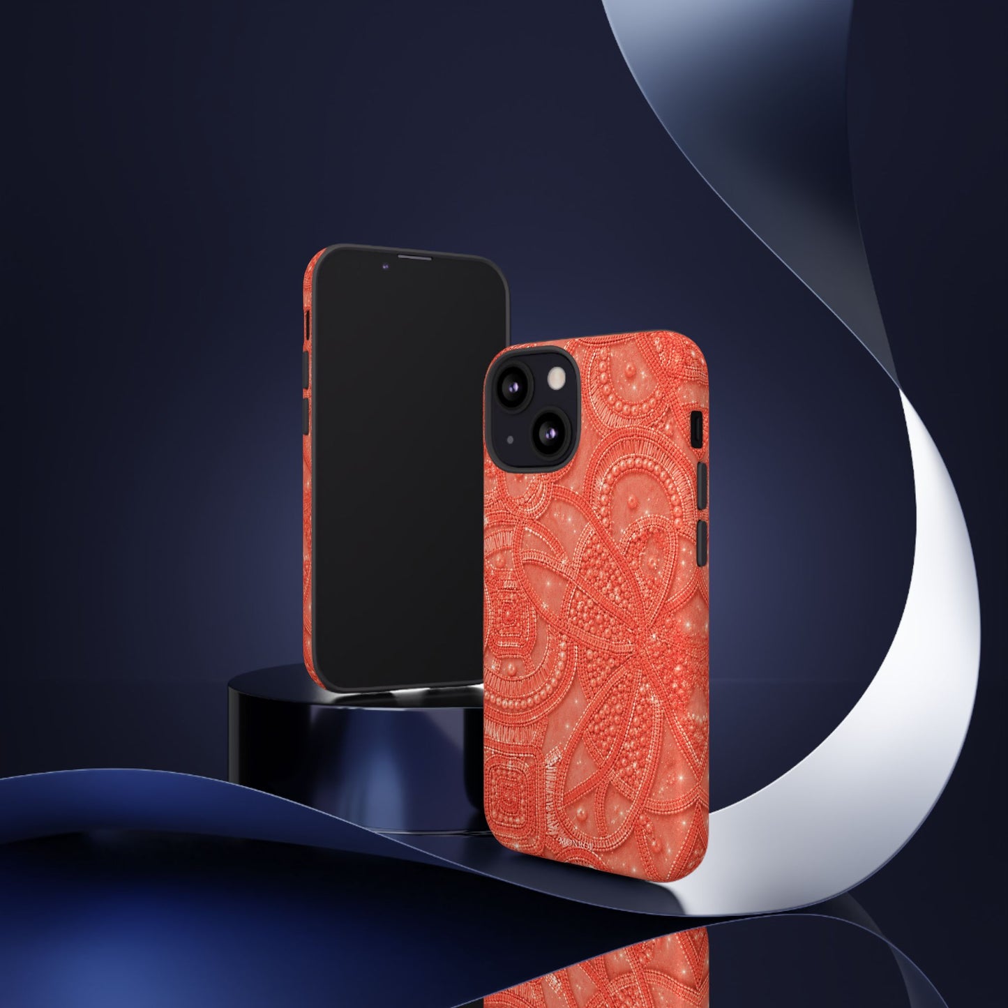 Coral Lace Tough Case