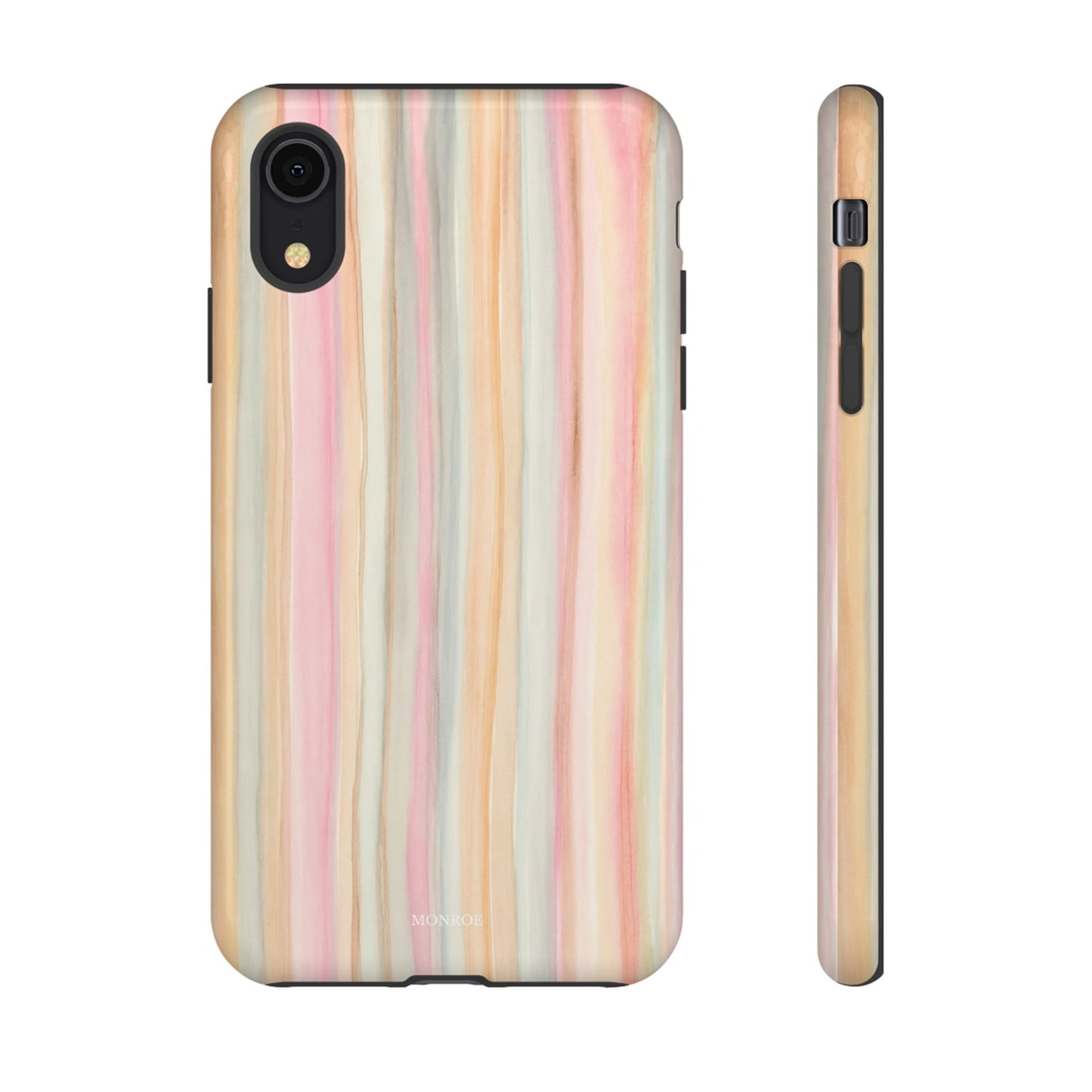 Pastel Watercolor Stripe Tough Case