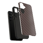 Brown Polka Phone Case