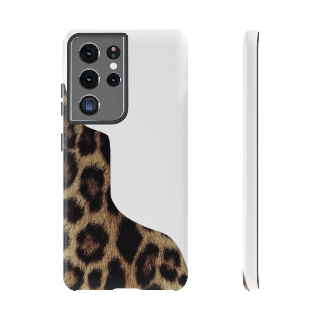 Half Cheetah Print Phone Case