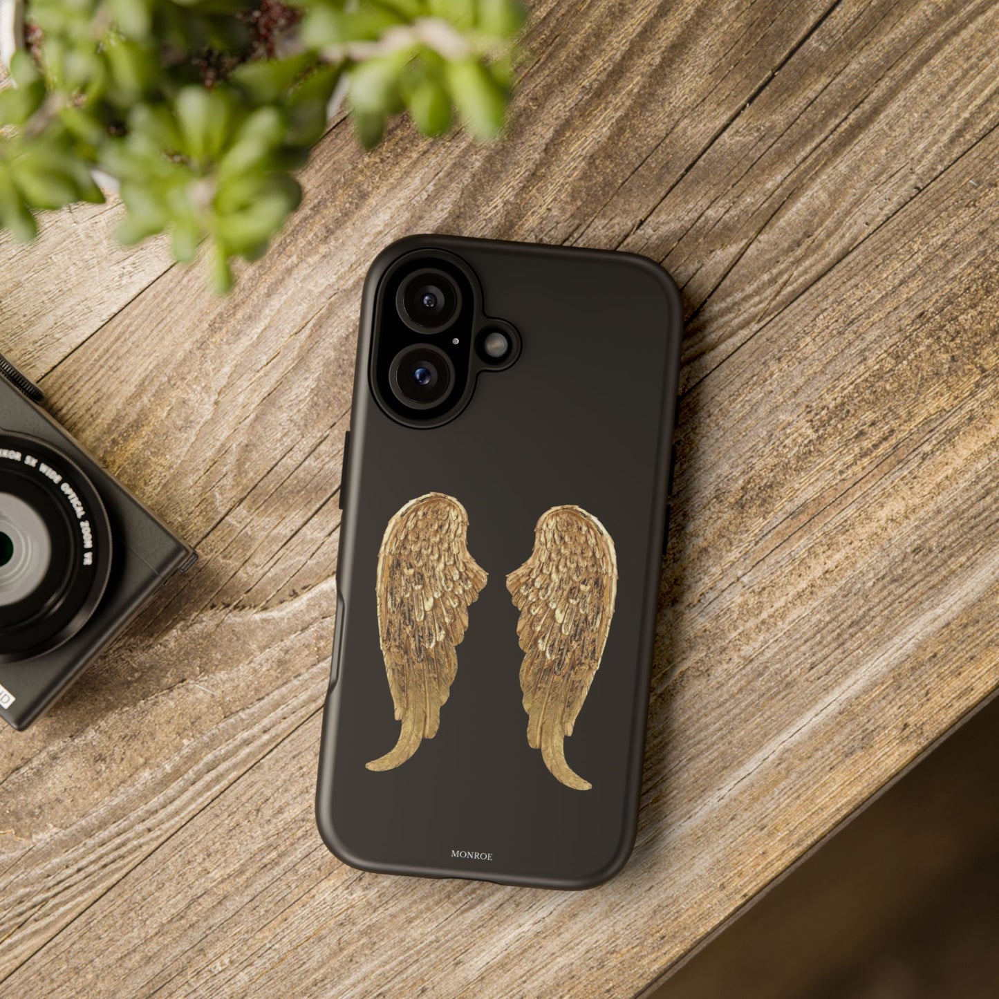 Gold Angel Wings Tough Case