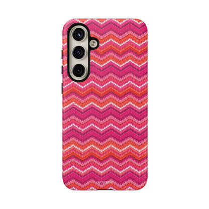 Pink Zigzag Tough Case