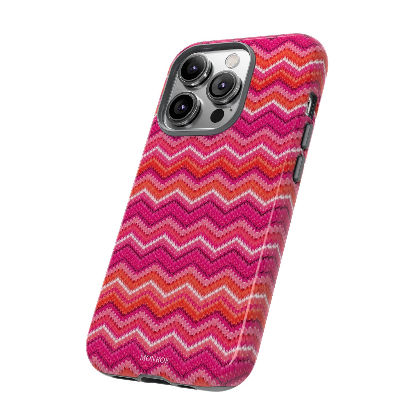 Pink Zigzag Tough Case