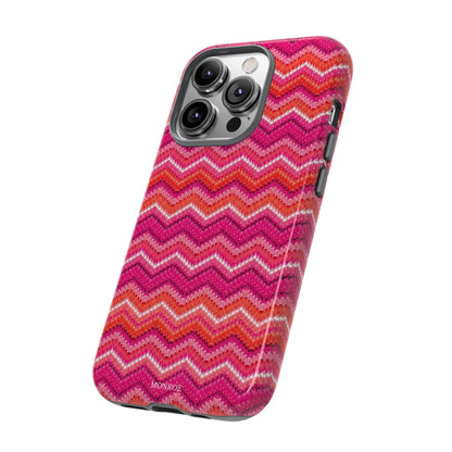 Pink Zigzag Tough Case