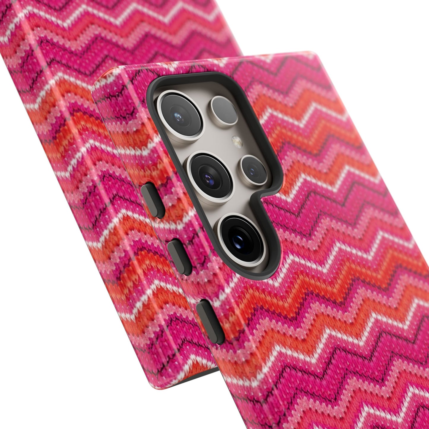 Pink Zigzag Tough Case