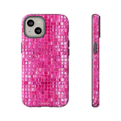 Hot Pink Mosaic Tough Case