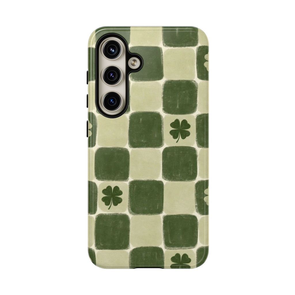 Clover Checker Tough Phone Case
