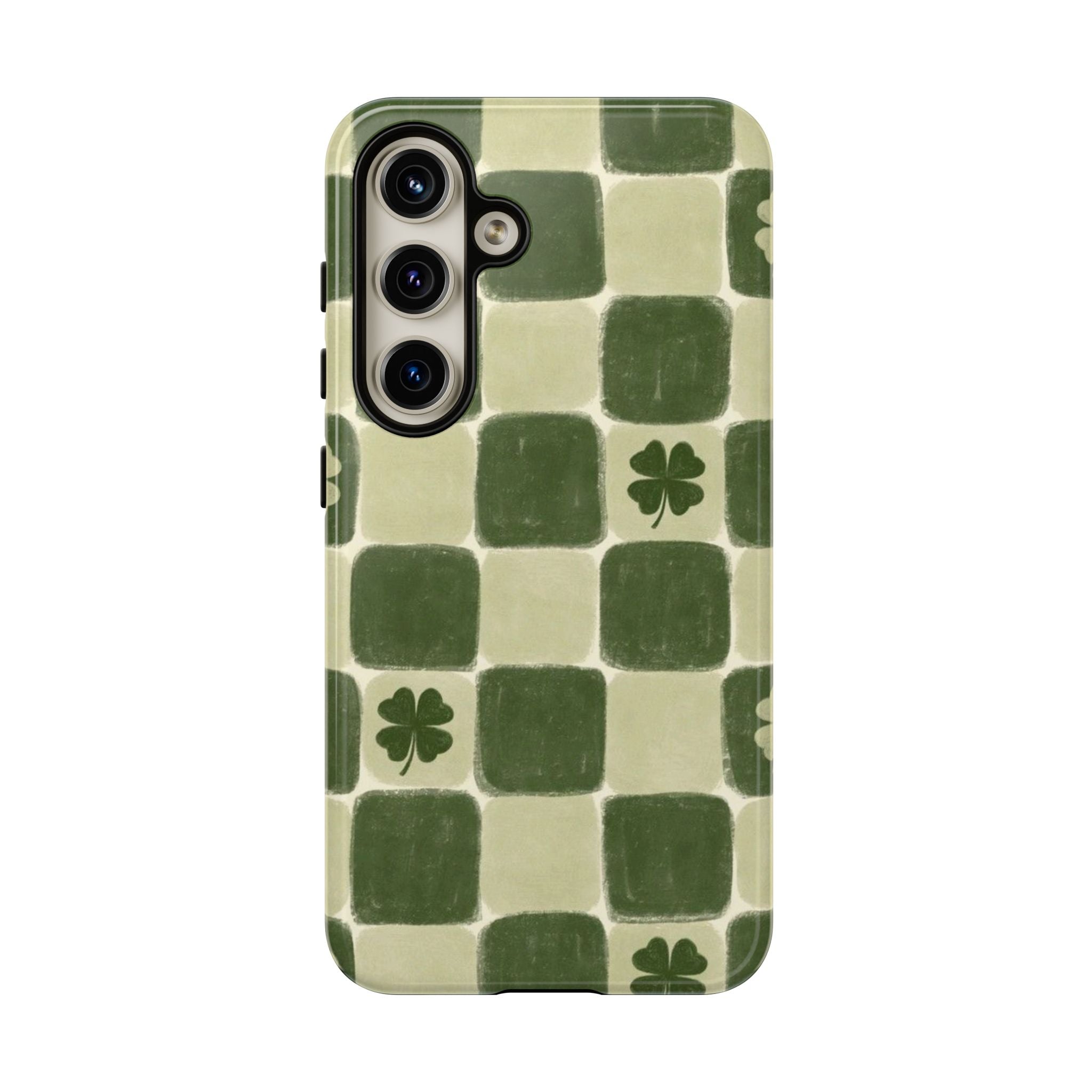 Clover Checker Tough Phone Case