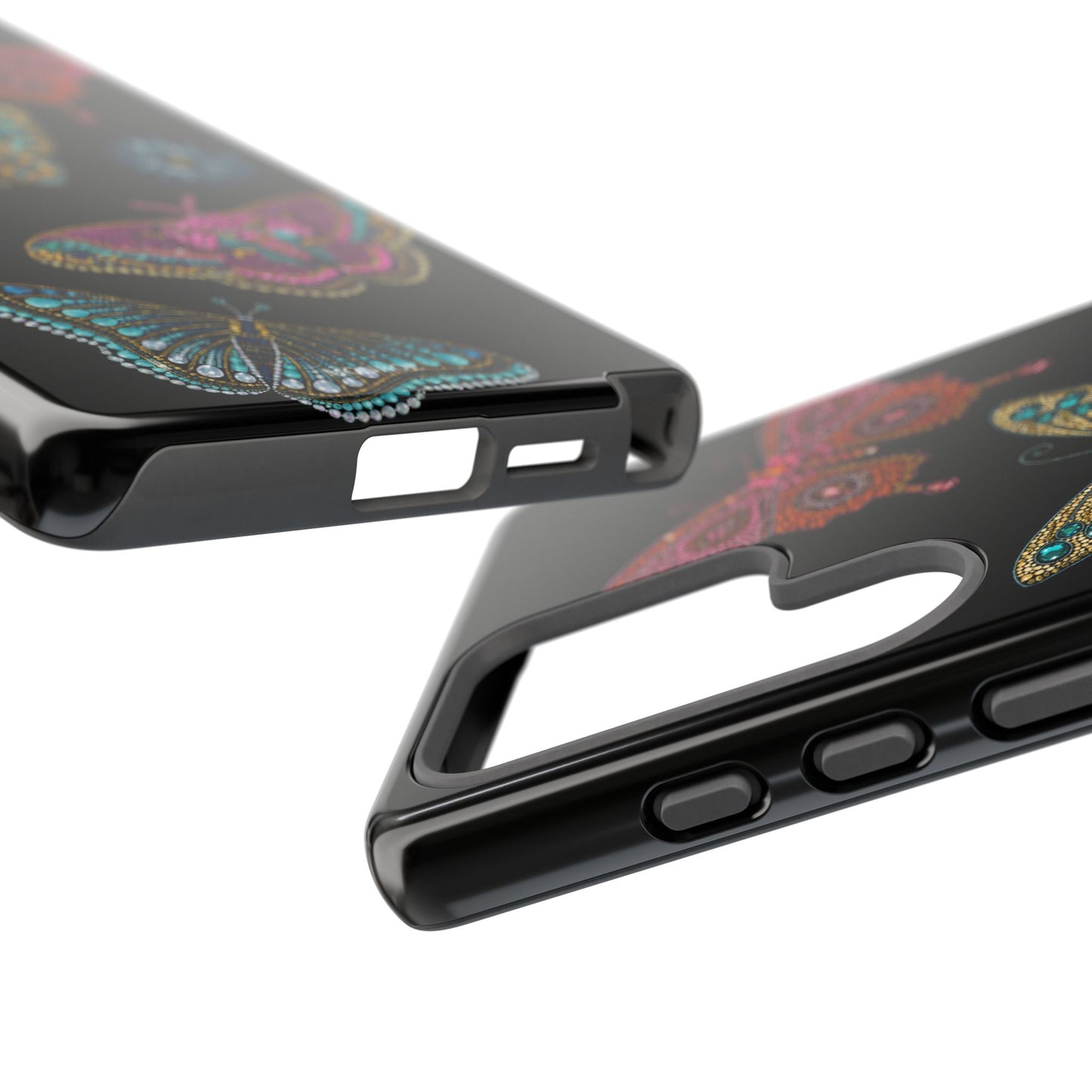 Butterfly Beaded Tough Case