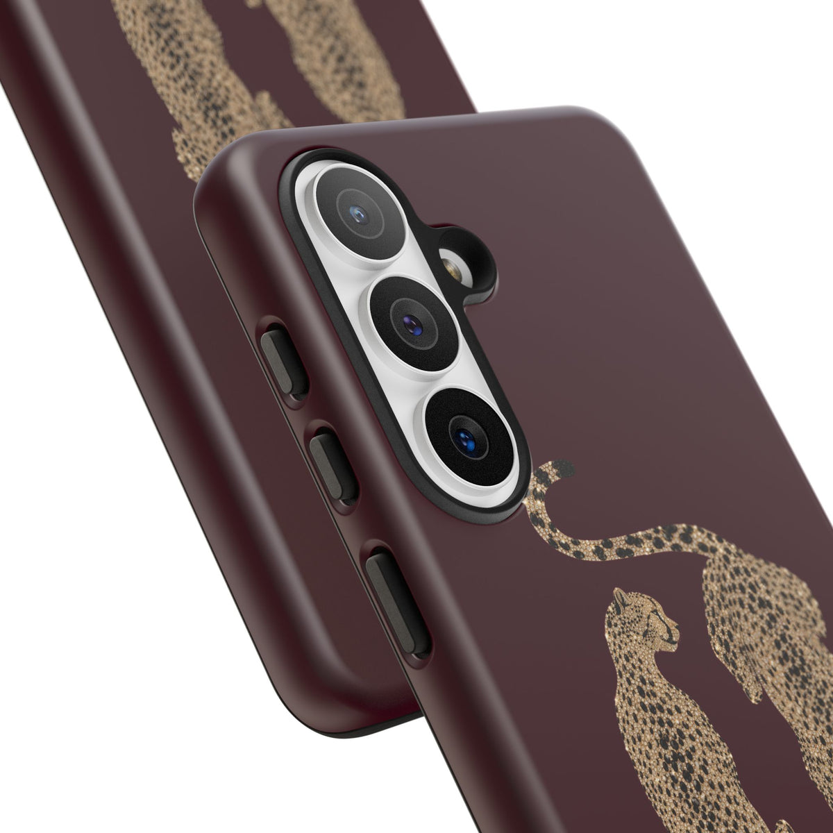 Burgundy Cheetah Tough Case