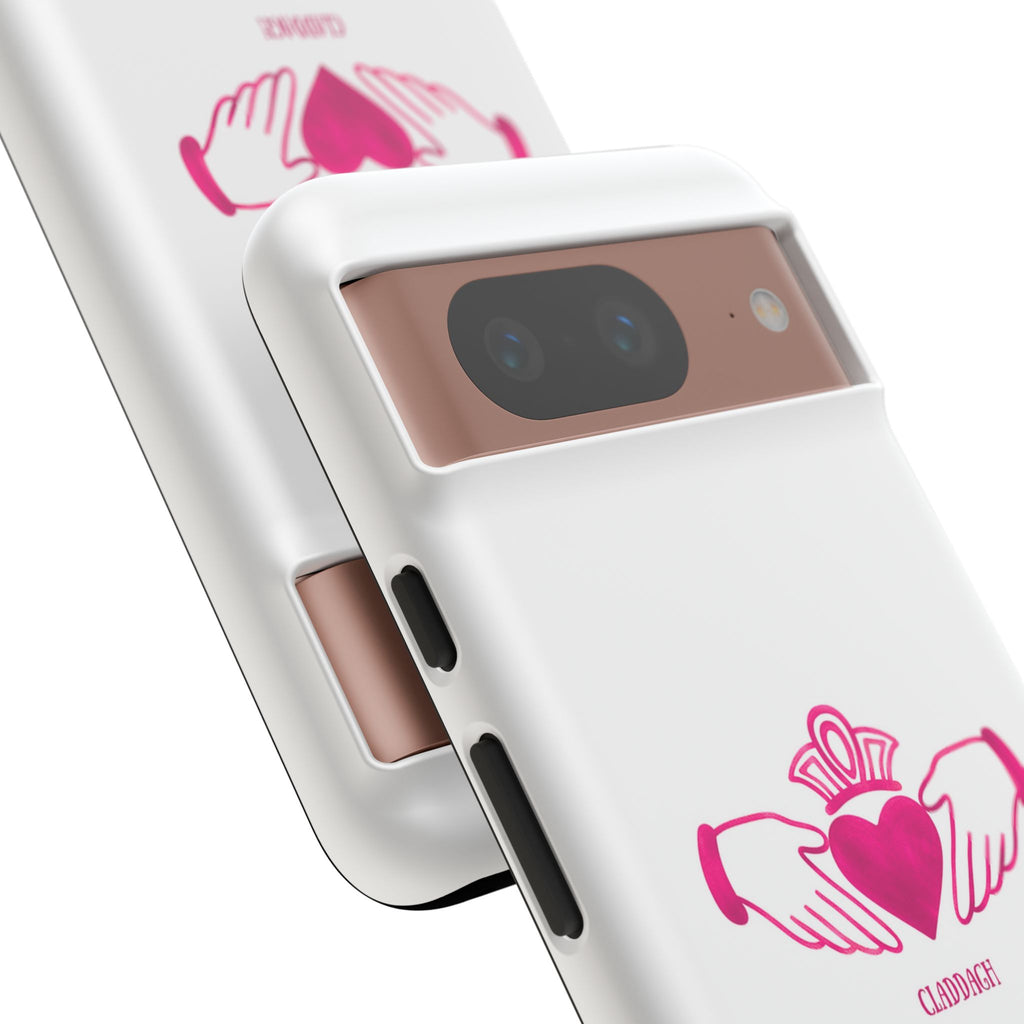 Pink Irish Claddagh Symbol Tough Phone Case