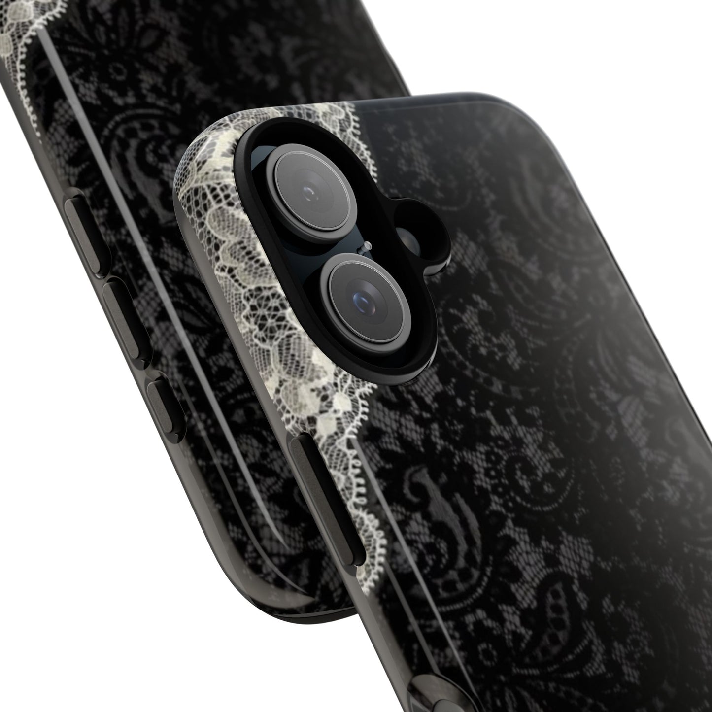 Black & White Edged Tough Case